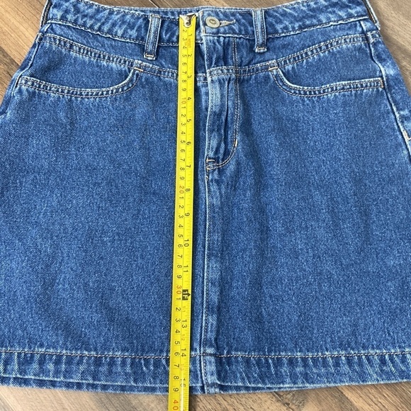 Hollister Women’s Ultra High-Rise Denim Jean Skirt Size 5 - Picture 7 of 12